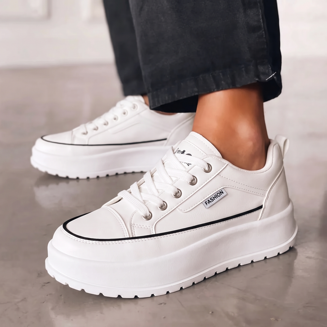 Lottie | Color-Block Platform Sneakers