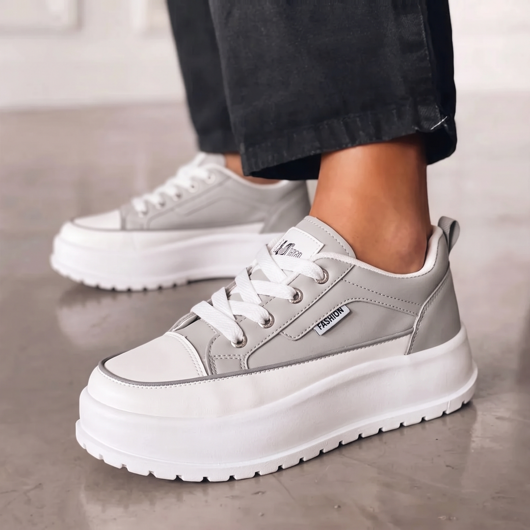 Lottie | Color-Block Platform Sneakers