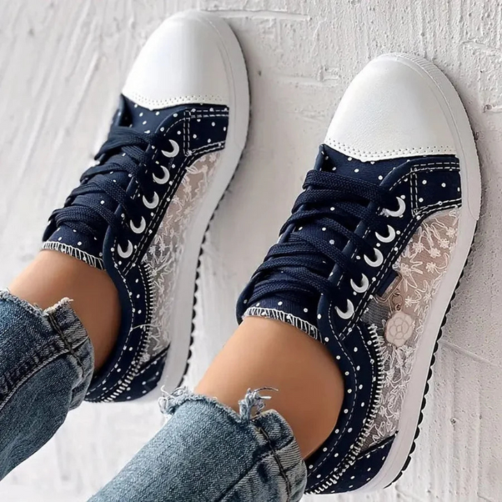 Lucienne | Floral Elegance Sneakers