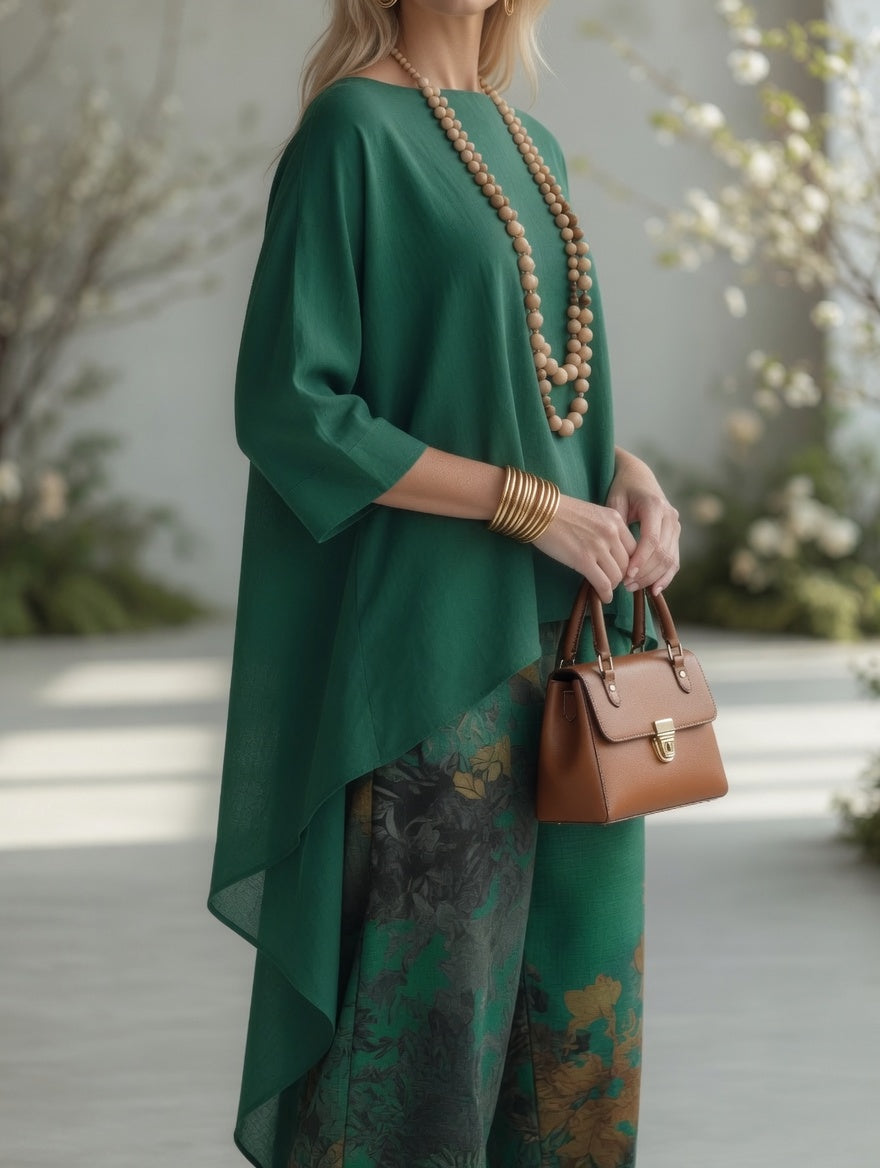 Luna | Botanical Tunic Set