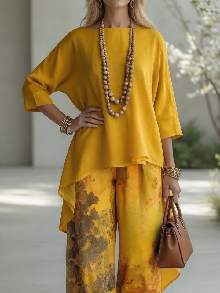 Luna | Botanical Tunic Set