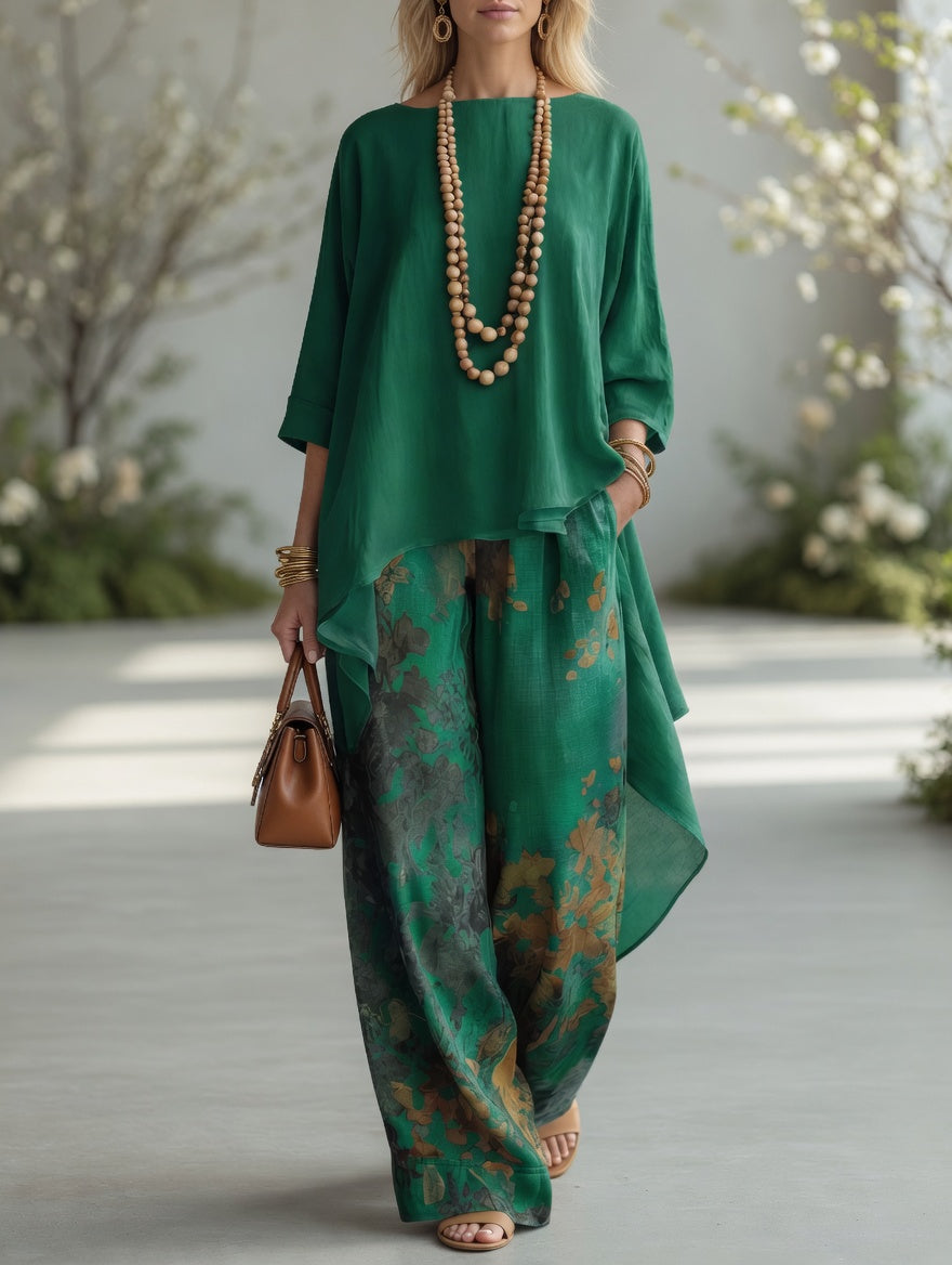 Luna | Botanical Tunic Set