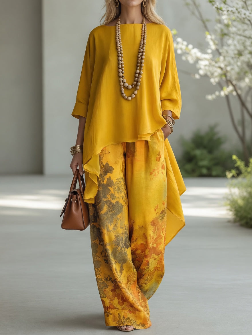 Luna | Botanical Tunic Set