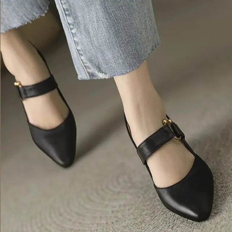 Lydia | Low-Heel Slingback Pumps