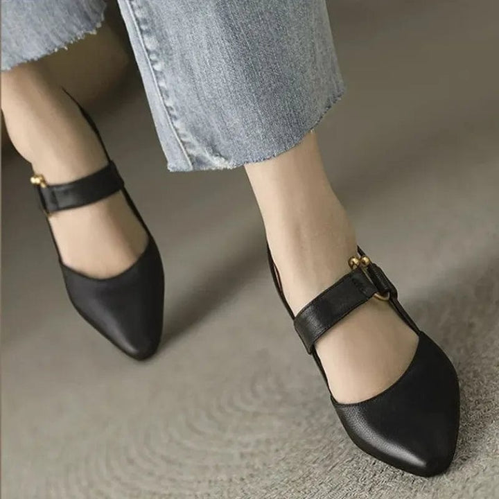 Lydia | Low-Heel Slingback Pumps