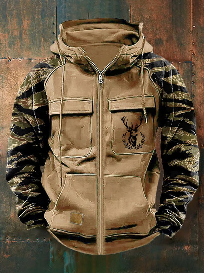 Mack | Clean Multi-Pocket Zip Hoodie