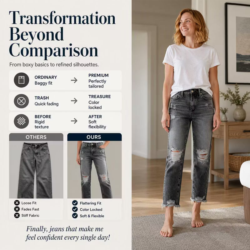 Madison | Distressed Vintage Denim Jeans