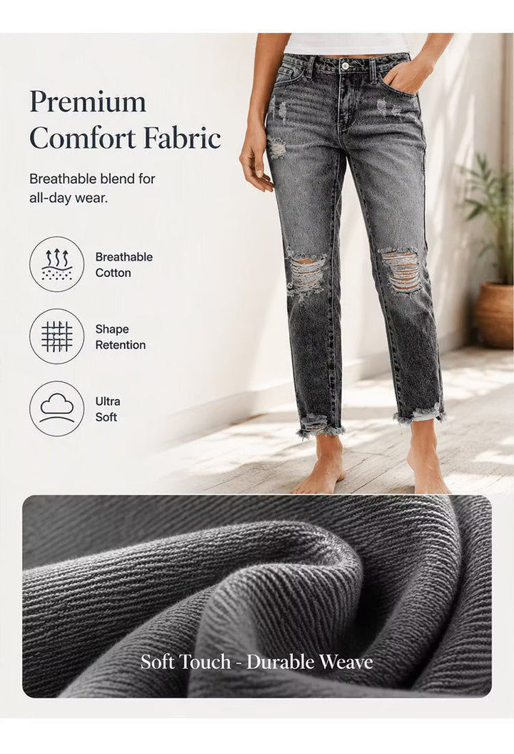 Madison | Distressed Vintage Denim Jeans