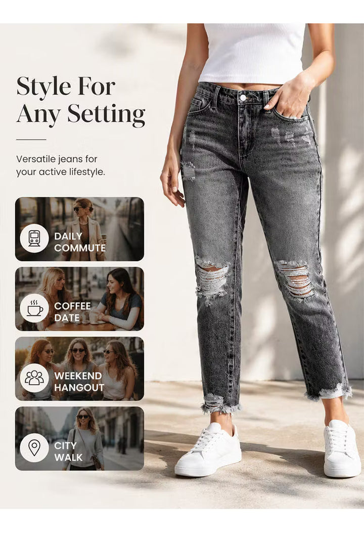 Madison | Distressed Vintage Denim Jeans