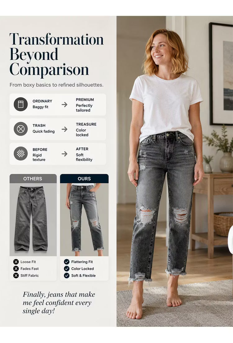 Madison | Distressed Vintage Denim Jeans
