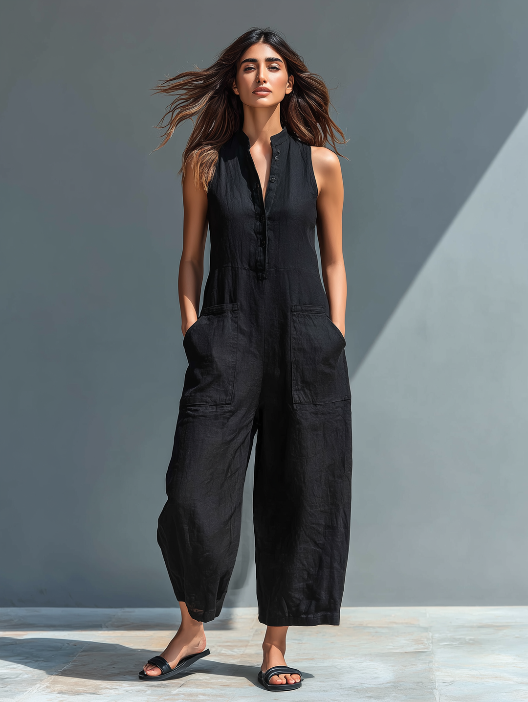 Marceline | Barrel-Leg Jumpsuit