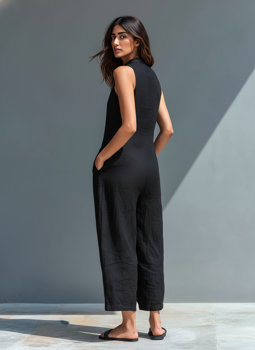 Marceline | Barrel-Leg Jumpsuit