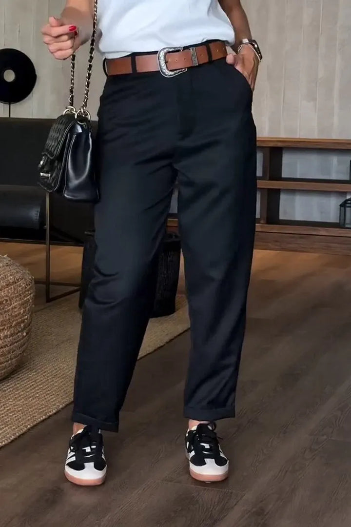 Marise | Elegant High-Waist Trousers
