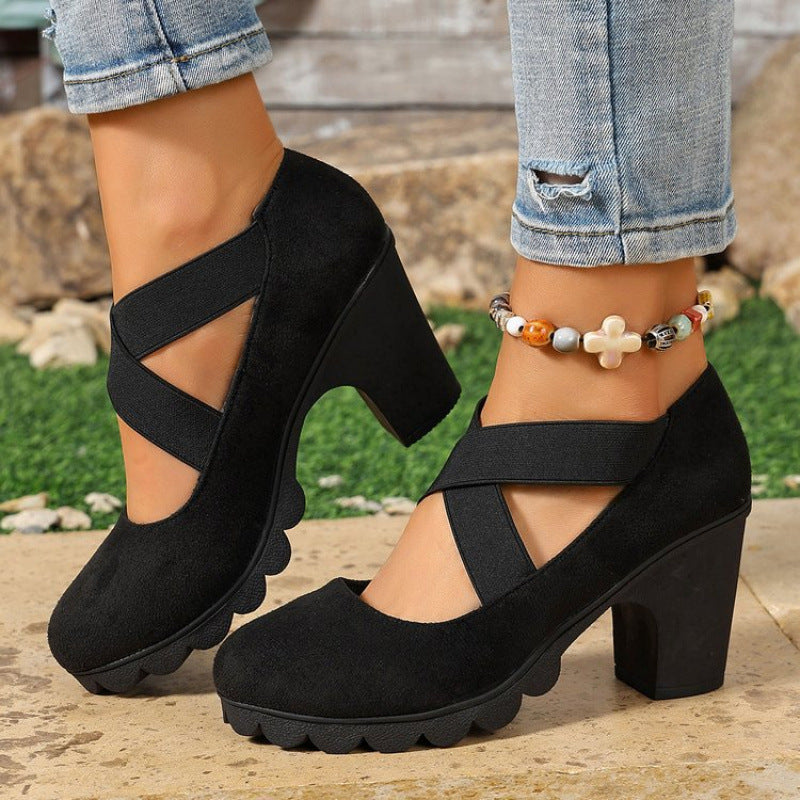 Maryam | Mary Jane Platform Heels