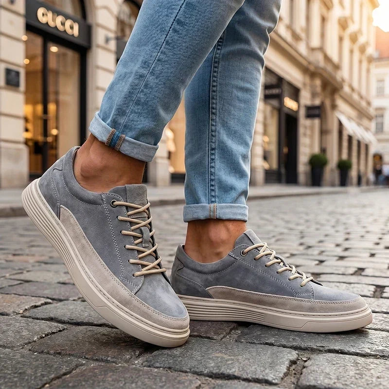 Matty | Suede Cushioned Casual Sneakers