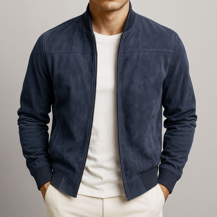 Mico | Suede Bomber Jacket