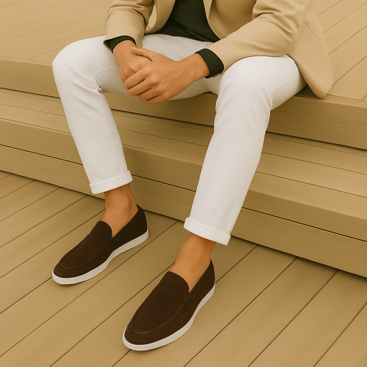 Mike | Elegant Suede Loafers