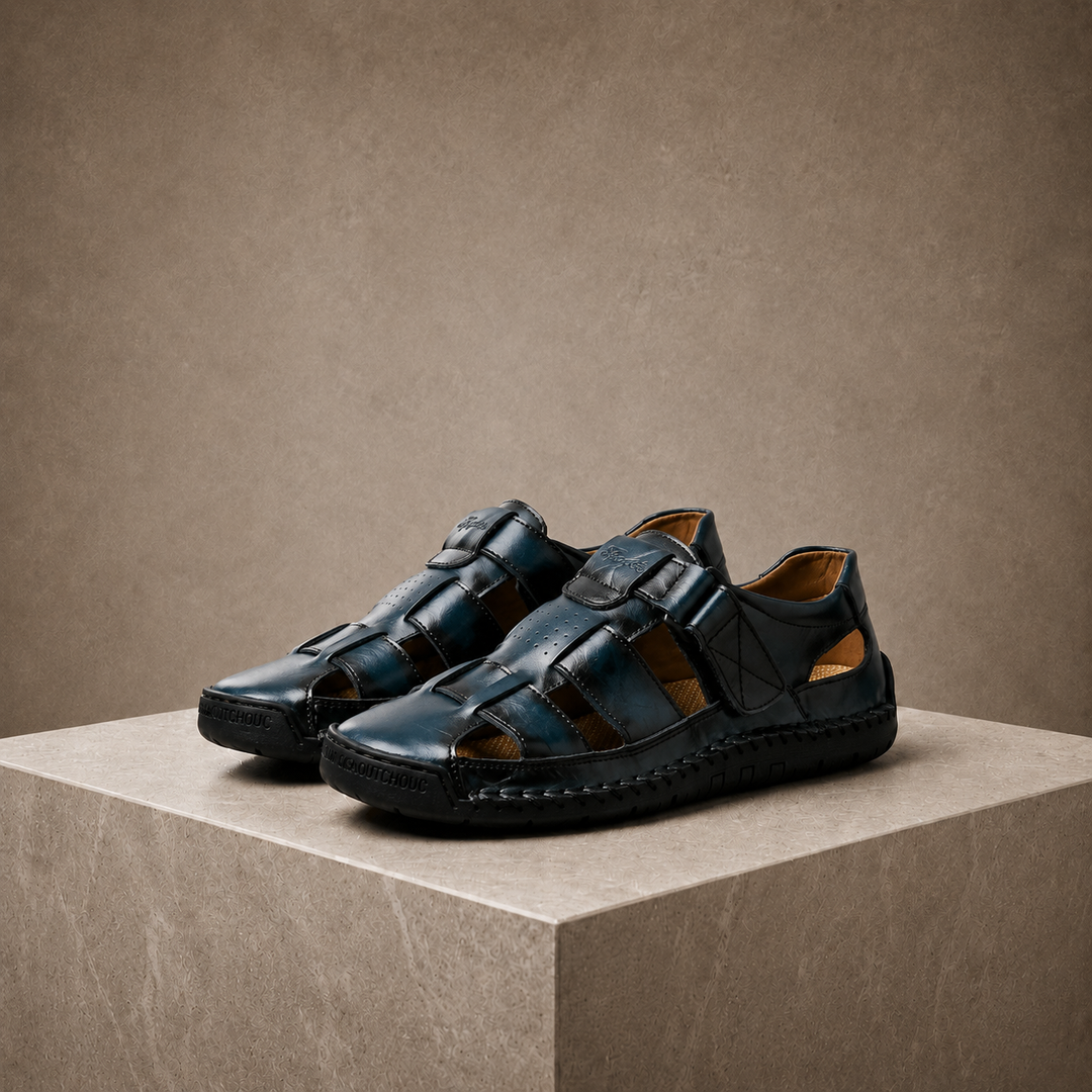 Mikko | Full-Grain Leather Fisherman Sandals