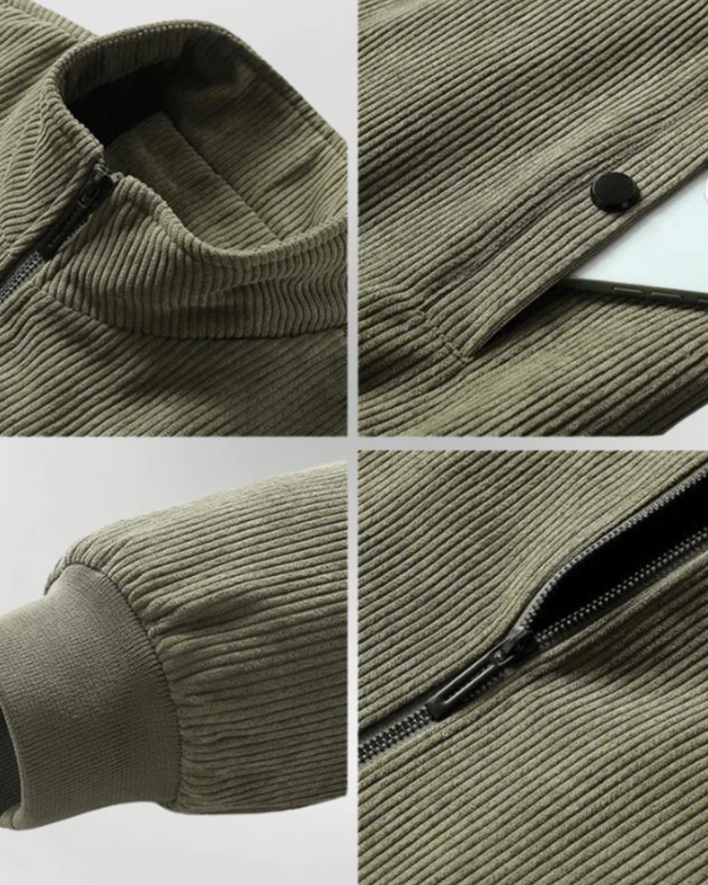 Mitchell | Quilted Corduroy Jacket