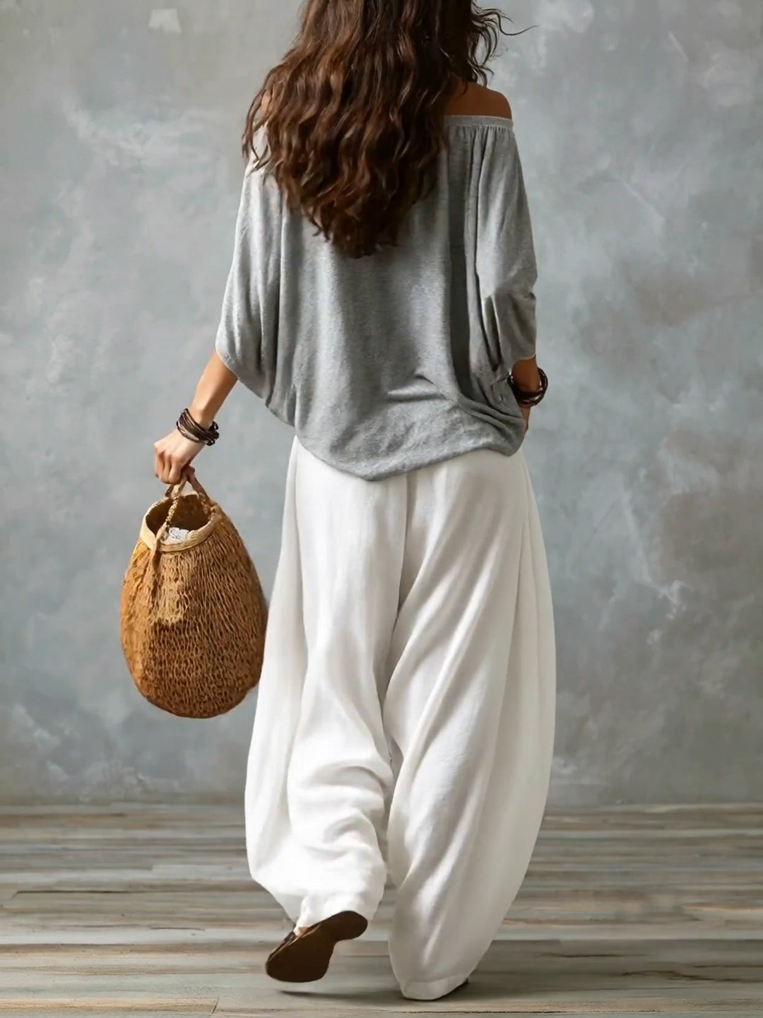 Morgane | Off-Shoulder Trouser Set