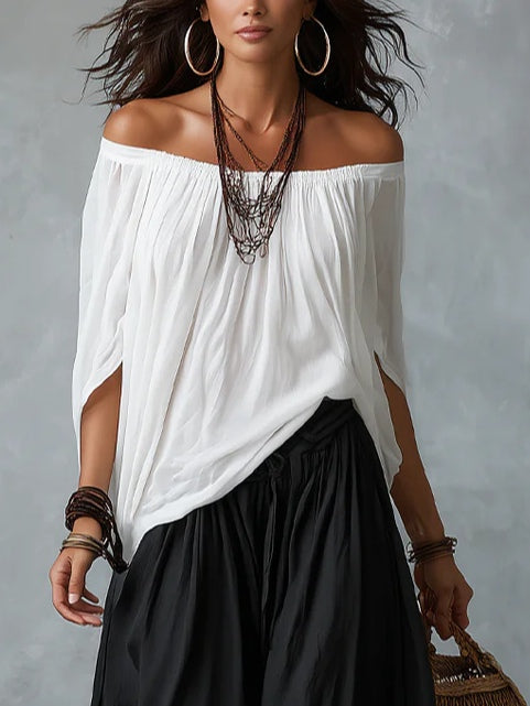 Morgane | Off-Shoulder Trouser Set
