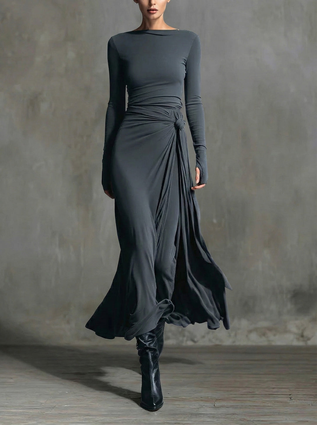 Naomie | Maxi Dress with Side Knot