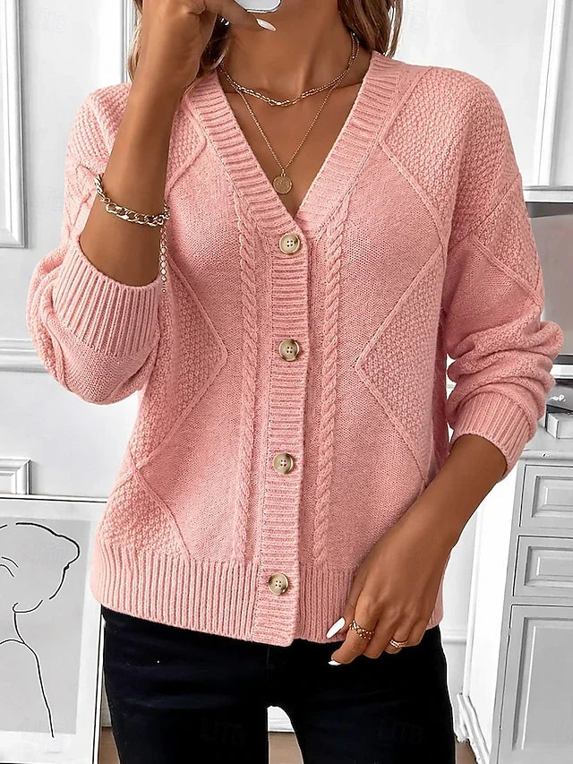 Nellie | Vintage Cable Knit Cardigan