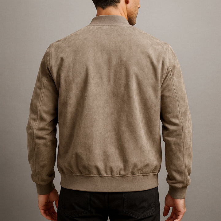 Nico | Timeless Genuine Suede Bomber Jacket
