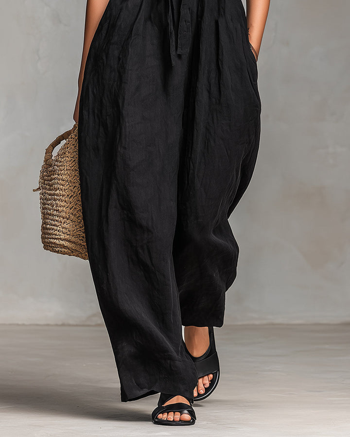 Nina | Smocked Bandeau Jumpsuit