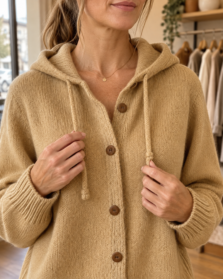 Nyla | Hooded Knit Cardigan