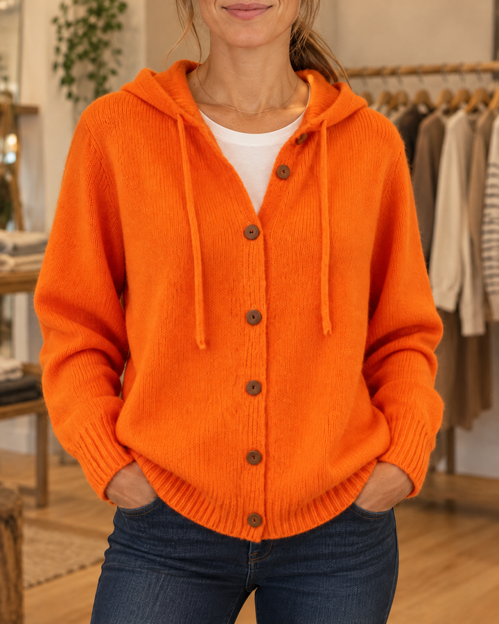 Nyla | Hooded Knit Cardigan
