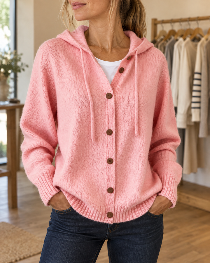Nyla | Hooded Knit Cardigan
