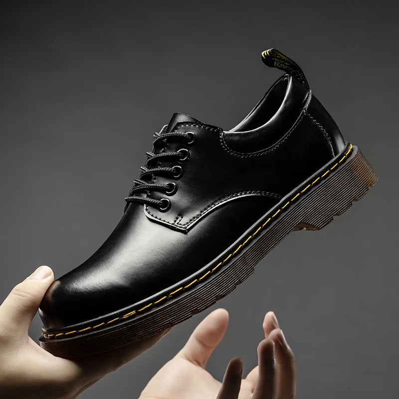 Onyx | Leather Oxford Boots