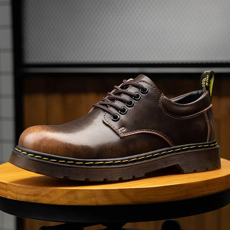 Onyx | Leather Oxford Boots