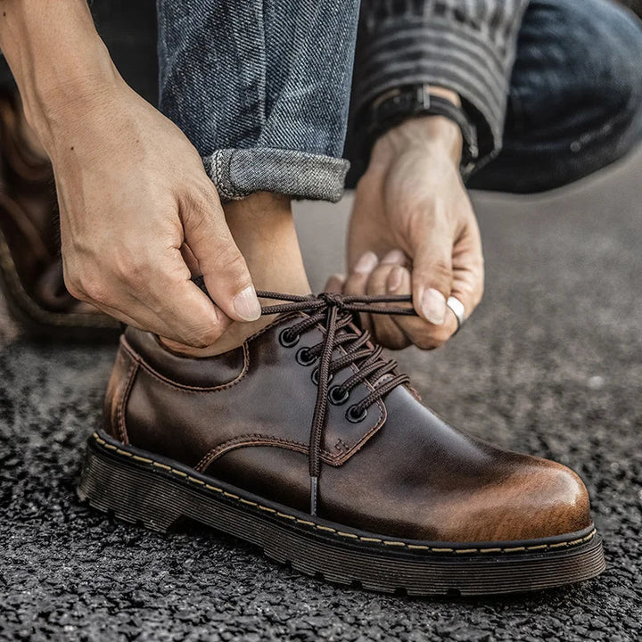 Onyx | Leather Oxford Boots