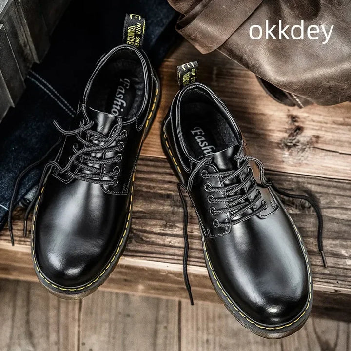 Onyx | Leather Oxford Boots