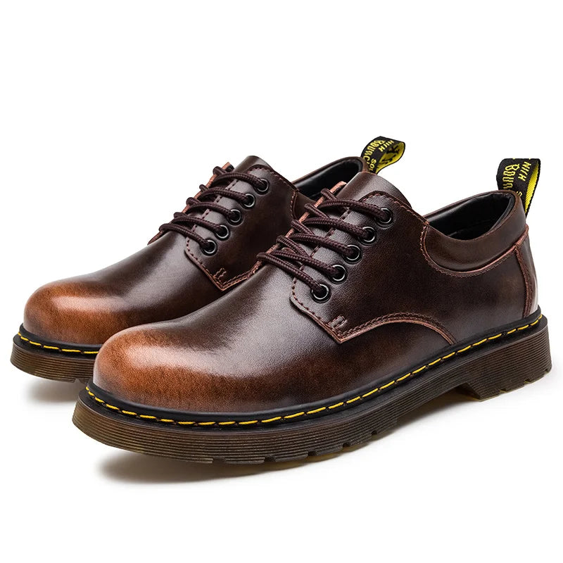 Onyx | Leather Oxford Boots
