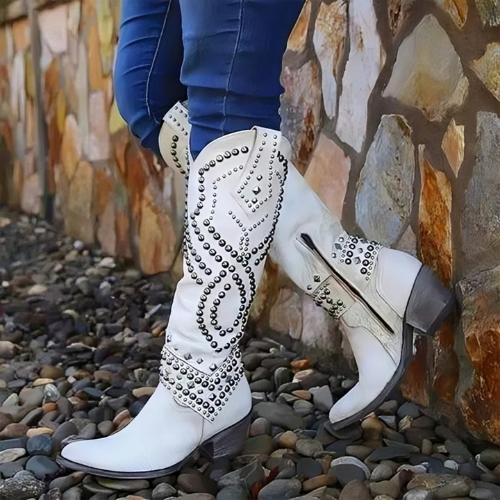 Orena | Pointed Knee-High Boots
