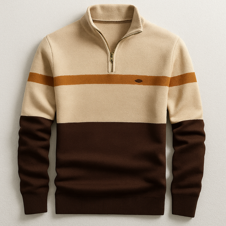 Oscar | Heritage Cotton Quarter-Zip Pullover