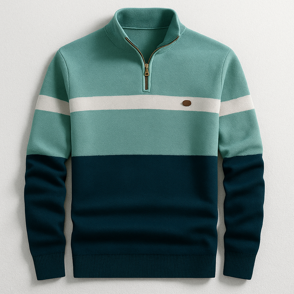 Oscar | Heritage Cotton Quarter-Zip Pullover