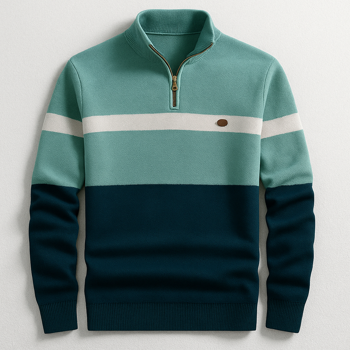Oscar | Heritage Cotton Quarter-Zip Pullover