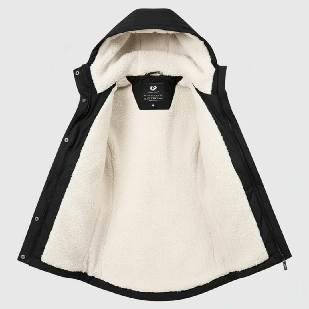 Penelope™ | Waterproof Hooded Parka Lined with Fleece