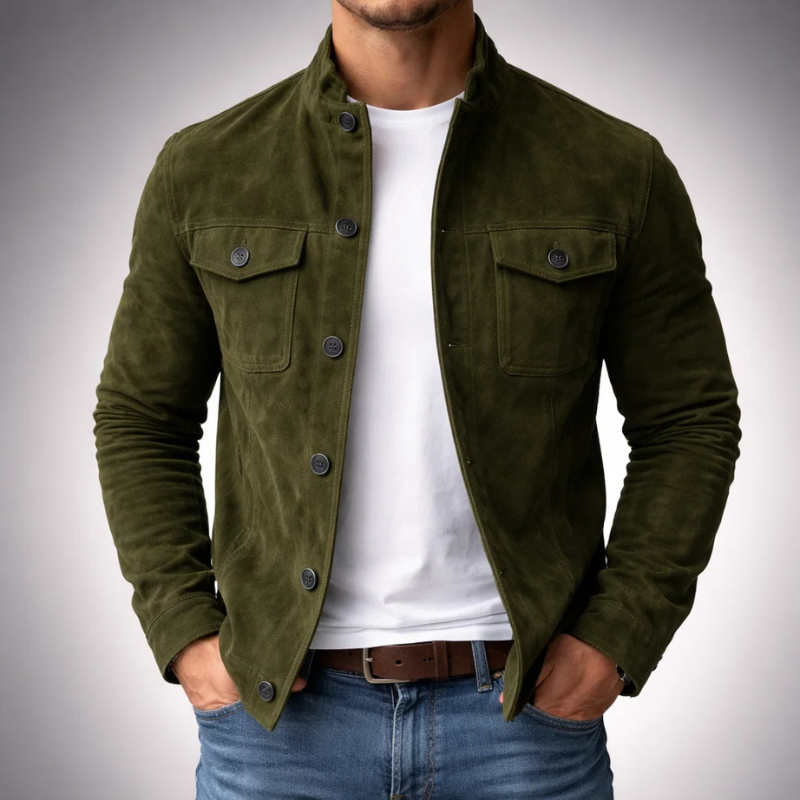 Preston | Suede Shirt Jacket