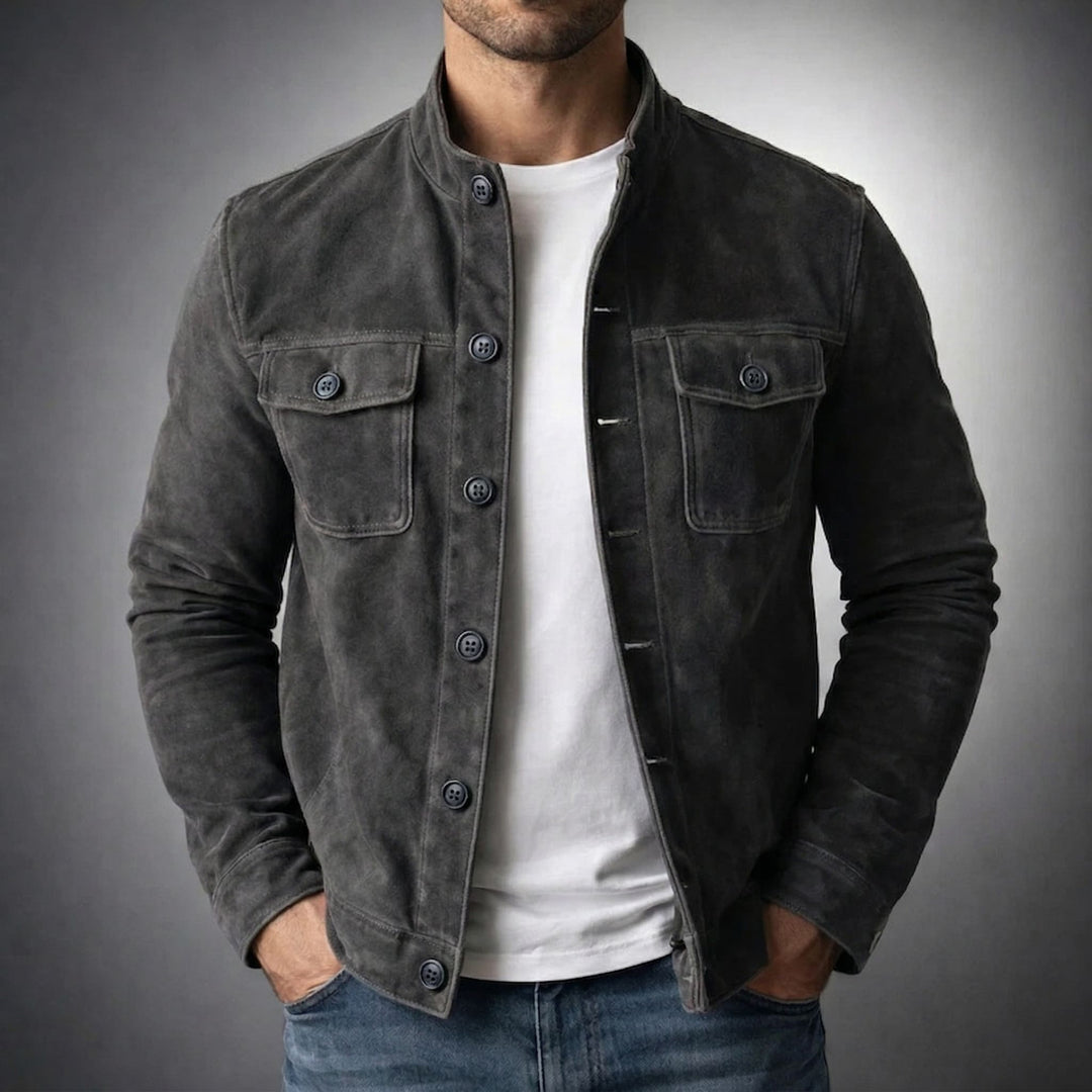 Preston | Suede Shirt Jacket