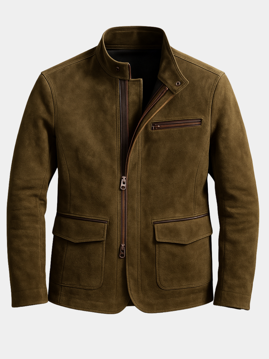 Raniel | Tailored Suede Jacket for All Seasons