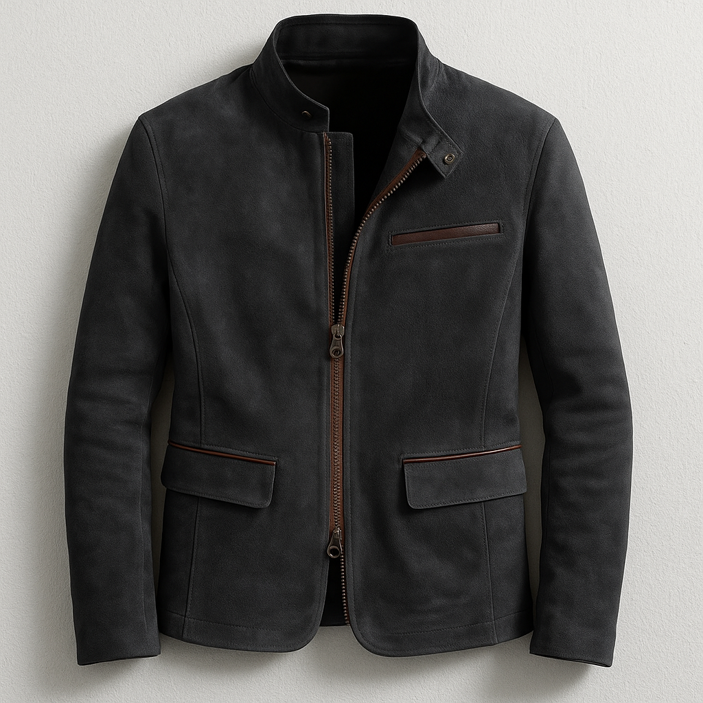 Raniel | Tailored Suede Jacket for All Seasons