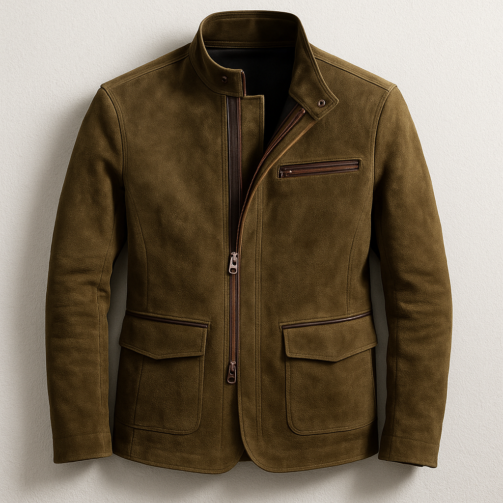 Raniel | Tailored Suede Jacket for All Seasons