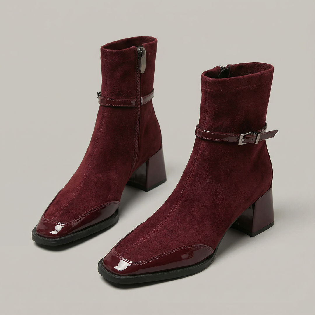 Remarie | Eco-Suede Ankle Boots