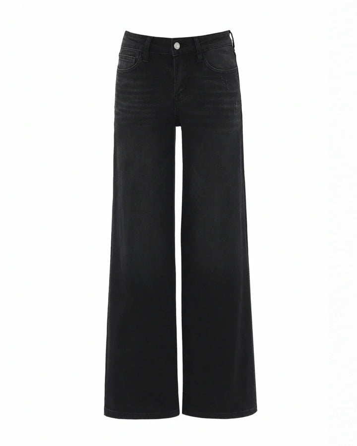 Remerie | Mid Rise BBL Wide Leg Jeans