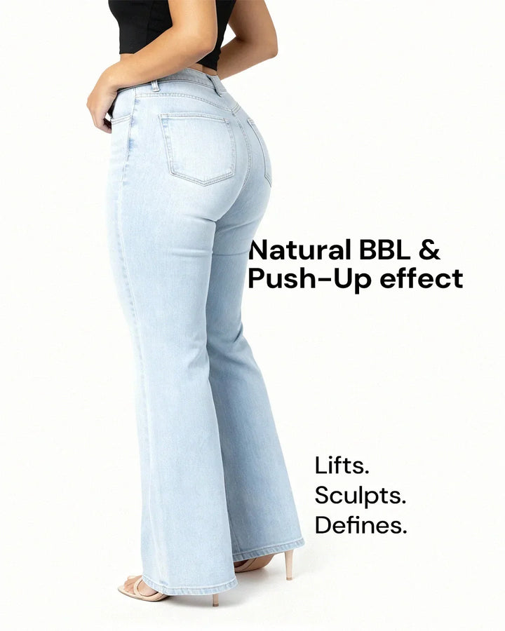 Remerie | Mid Rise BBL Wide Leg Jeans